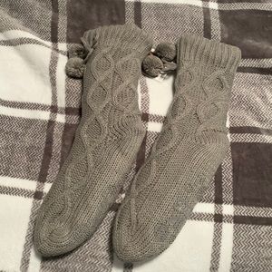 Muk Luks socks gray